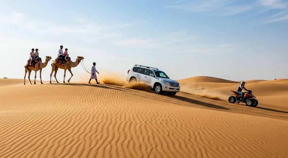 Dubai desert safari location