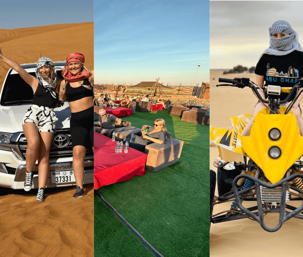 private desert safari with vip and quad bike